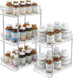 3-Tier Vitamin Storage Organizer, Organizer for Vitamin Bottles And Medicine Bottle, Vitamin Bottle Organizer for Countertop,
