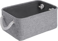 Storage Baskets for Shelves 11.8x7.9x5.2 Inch, Foldable Fabric Storage Bins with Handles, Small Storage Baskets for Organizin