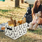 Boston Terrier Gifts Storage Bins & Boxes with Handles, Dog Foldable Basket for Organizing Dog Lovers,Boston Terrier Christma