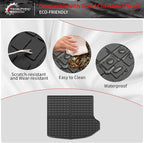 Floor Mats Compatible with 2022-2026 Jeep Grand Cherokee (Not Fit L or WK) Cargo Mat Back Seat Cover Protector 2025 Grand Cherokee Accessories (Fit 5 Seats,Trunk Mat+Backrest Mats+Floor Mats)