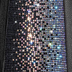 CAR PASS Bling Diamond Leather Car Seat Covers for 2 Front Interior Sets, Waterproof Shining Glitter Sparkly Crystal Universa
