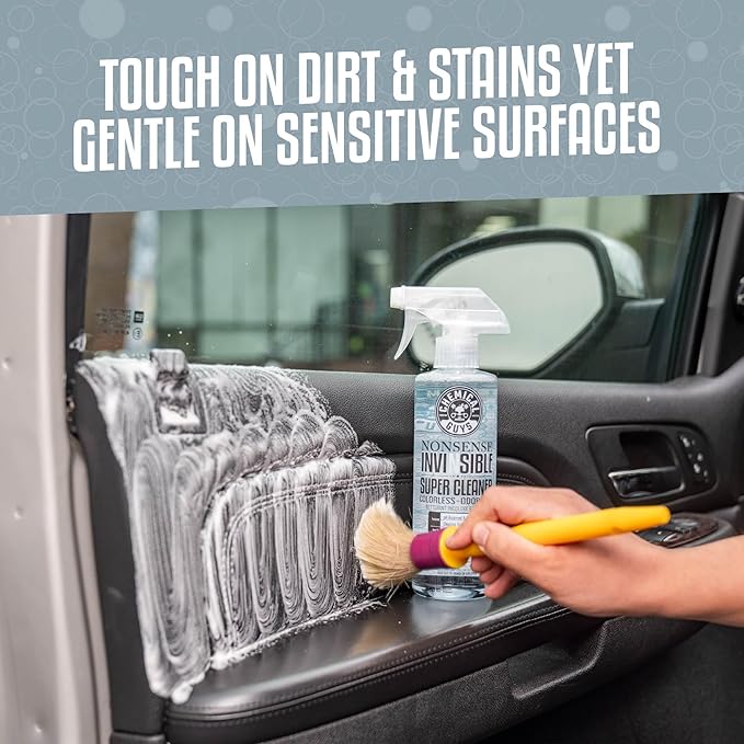 Chemical Guys Nonsense Colorless & Odorless All Surface Cleaner - Clear, Safe for Vinyl, Rubber, Plastic, Carpet, and Upholst