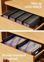 ABC life 12-Pocket Accordion File Organizer, Expandable File Folder with Colorful A-Z Tabs, Portable Bill & Receipt Organizer