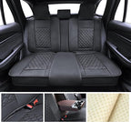 Elantrip Car Seat Cover Full Set Leather Car Seat Protector Universal fit for Most Cars SUVs and Trucks Water Proof Front and