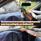 NEWISHTOOL Window Tint Tools Car Dash Tower, Car Dashboard Protector Cover Mat, Absorbent Cloth Towel for Car Dashboard Protecting, Water Absorbing Mat Soak Shield Pad Extra-Large 80inch x 48 inch