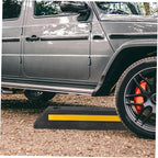 Gatuida Block for Garage Reflective Car Stopper for Schools Malls and Underground Parking Spaces Easy to Install Stable