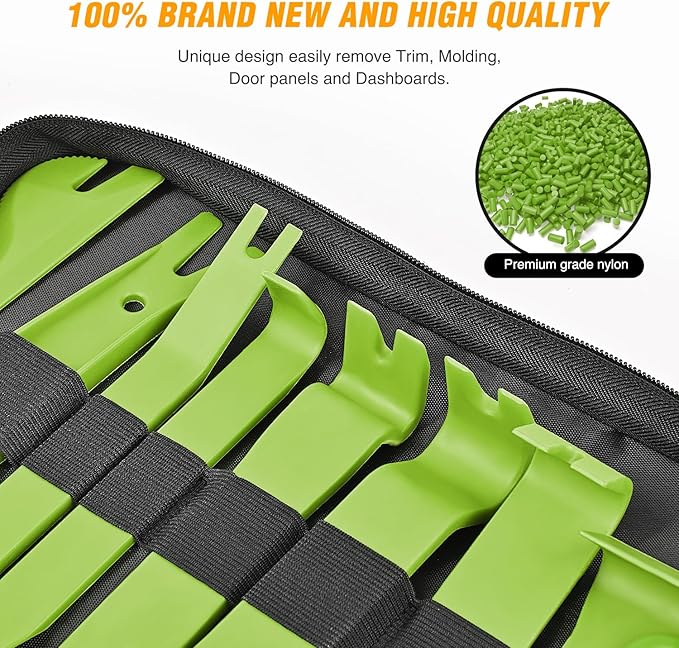 GOOACC 238Pcs Trim Removal Tool, Auto Push Pin Bumper Retainer Clip Set Fastener Terminal Remover Tool Adhesive Cable Clips K