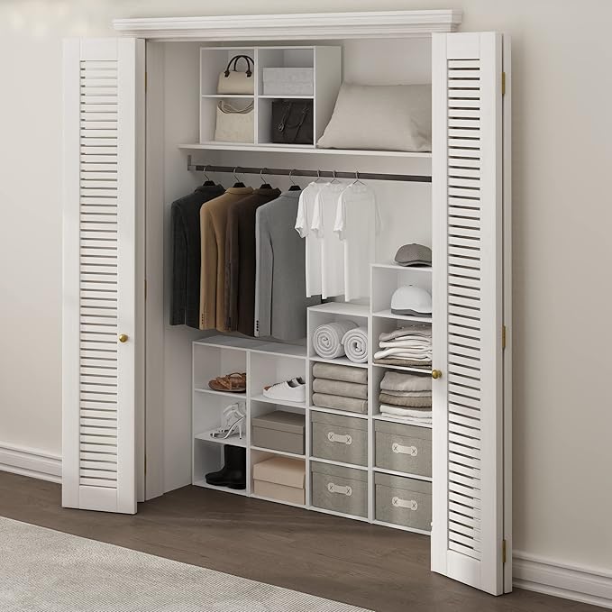 Furinno Luder Bookcase / Book / Storage, 2-Tier, White