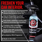 Adam's Polishes Interior Detailer 16 fl. oz (Combo) - Total Car Interior Cleaner, Protectant & Dressing | All Purpose Cleaner