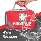 General Medi 2-in-1 First Aid Kit (215 Piece Set) + 43 Piece Mini First Aid Kit -Includes Ice(Cold) Pack, Moleskin Pad and Em