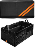 YOSRTER for Dodge Charger Durango Challenger Ram Car Trunk Organizer Collapsible Storage Box with Handle Foldable Lid Non