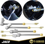JACO Lightning T-Series Tire Air Chuck - 1/4" F-NPT (Open Flow)