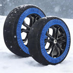 Tire Socks For Snow,Tire Snow Socks,Snow Chain,Car Snow Chains For Tires,Two-Pack,Easy To Install,Strong Grip,Reusable,For Em