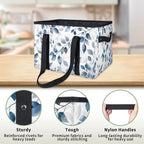 Reusable Grocery Bag, Foldable Large Shopping Tote Bag for Groceries Kitchen Picnic Car Trunk