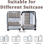 U+U 4 Set Compression Packing Cubes - Ultralight Travel Organizers, Space-Saving Suitcase Organizer, Expandable Packing Cubes