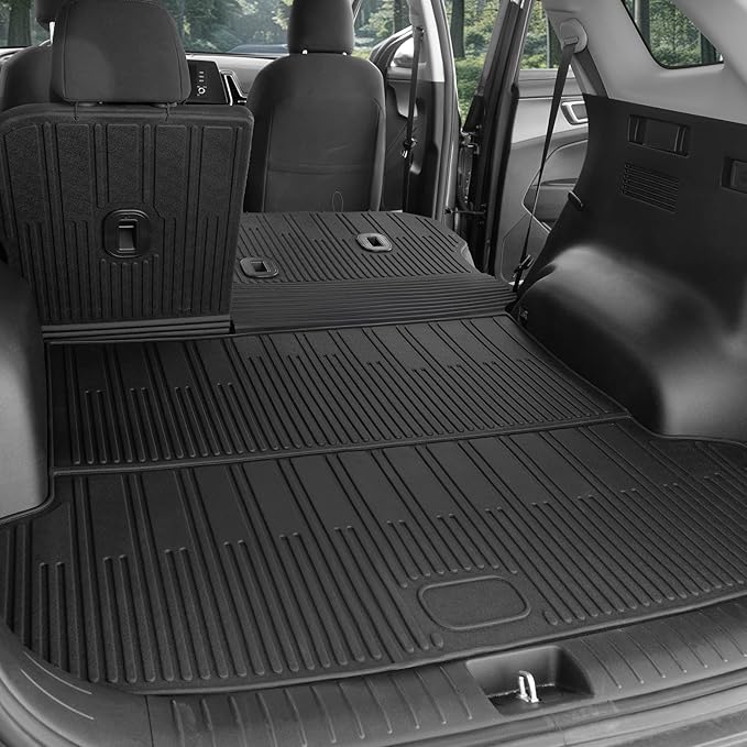 Floor Mats for Kia Sportage Gas 2023-2026, All Weather Floor Mats Trunk Cargo Liner with Backrest Protectors Accessories, Full Coverage Set (Not fit Hybrid)