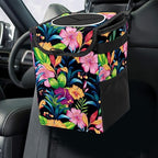 Car Trash Can – Multi-Purpose, Lightweight and Portable with Durable Water-Resistant Coating, No Installation Required, Practical and Ample Capacity, Variety of Colors.Rose Flower
