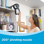 BLACK+DECKER dust buster PIVOT VAC Handheld Vacuum Cordless, Car Vacuum Portable Rechargeable, Extendible Crevice Tool and 20