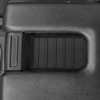 YOJOJOCO Center Console Tray Liner Compatible with Toyota 2014-2021 Tundra Accessories Black Silicone Material Center Console Organizer Protective Pad (Full Console w/Bucket Seats ONLY)