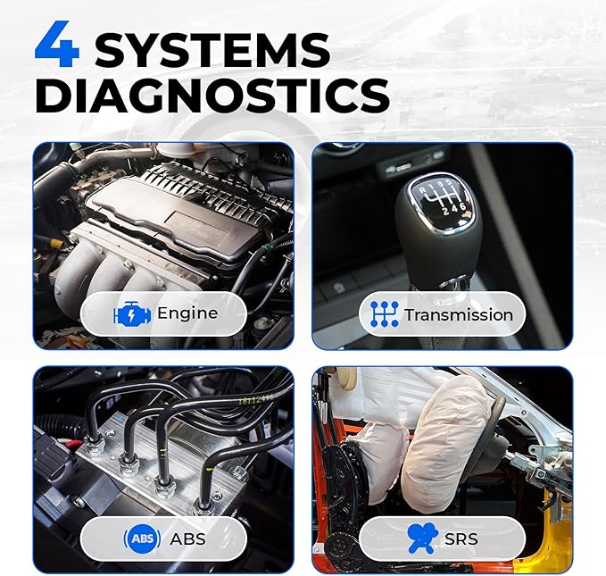 OBD2 Scanner TOPDON AD500, Oil SAS Throttle TPMS BMS EPB Reset, Engine ABS SRS Transmission, Diagnostic Scan Tool, AutoVIN,