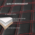 Car Seat Covers Full Set, Breathable and Waterproof Napa Leather Car Seat Cover, Interior Universal Fit for Cars, Sedans, SUV