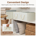 StorageWorks Storage Baskets for Shelves, Fabric Storage Bins, Closet Organization and Storage Basket, Foldable Organizer Bin