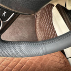 MEWANT Hand Sewn Steering Wheel Cover for Toyota Camry 2018-2019/Toyota Avalon 2019/Toyota Corolla 2019-2020/Toyota RAV4 2019 Steering Wheel Accessories