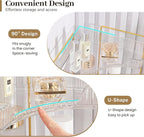 Aveniee Corner Bathroom Counter Organizer, Bathroom Countertop Shelf Makeup Organizer for Vanity Perfume Tray for Corner Stor