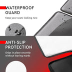 Helteko Car Seat Protector - 2 Pack Car Seat Cover for Child Carseat with Thickest Padding, 600D Oxford, Waterproof & Durable