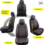 MIROZO Seat Covers for Car,Waterproof Seat Cover Full Set Vehicle Cushion Cover Automotive Seat Protector Breathable Universa