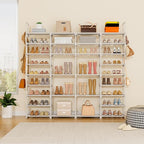 ROJASOP Large Shoe Rack Organizer for Entryway Closet 64-68 Pairs 9-Tier Heavy Duty Tall Garage Shoe Rack Shoe Shelf Shoes St