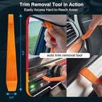 Dash Cam Installation Kit – Trim Removal Tool, 20 Strong Adhesive Cable Clips, Reusable Cable Ties, Split Sleeve & Foam Pads – Clean Car Wire Organizer