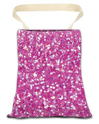 Car Trash Can, Durable Hanging Car Trash Garbage Bag, Cute Automotive Garbage Cans Organizer, Cute Purple Glitter Pattern