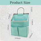 2pcs Wall Hanging Storage Bag,Wall Hanging Organizer Bags with Pockets, Wall Organizer Storage for Dormitory Bathroom Bedroom
