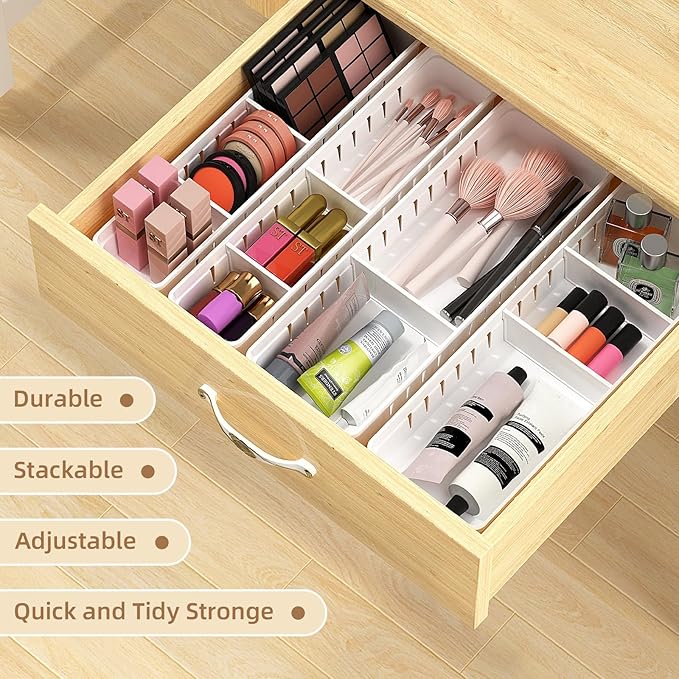 24 PCS Drawer Organizer Clothes