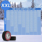 Automotive Snow Socks - Great Alternative to Tire Chains, Thickened Polyester Fiber for Maximum Traction & Grip, Fits Car, SU