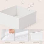 Criusia Drawer Organizers 18-Piece Set, Dresser Organizer for Baby Clothes, Foldable Closet Storage & Drawer Dividers for Und