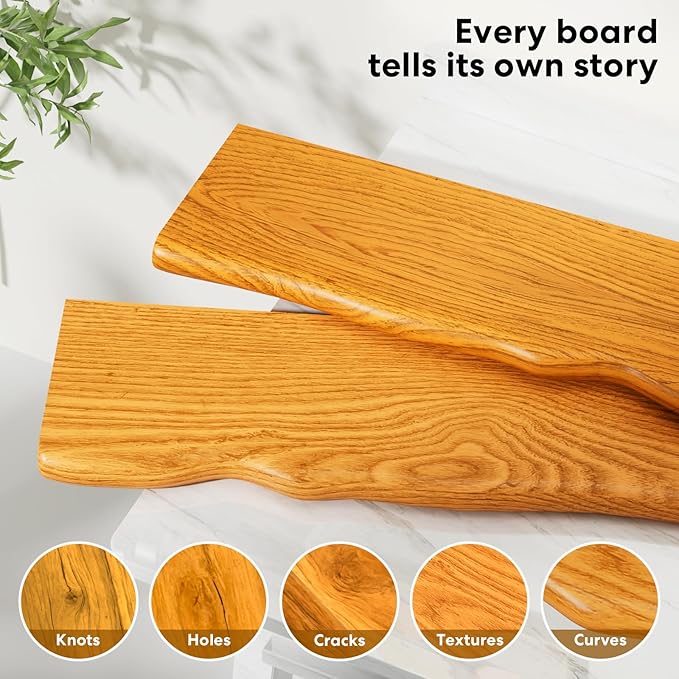 Floating Shelves for Wall Rustic Farmhouse 48 Inch Floating Shelf Bathroom Wooden Shelves for Wall Mounted Live Edge Pine She