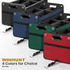 Car Trunk Organizer, Car Storage Organizer, Collapsible Multi Compartment for Car, Suv, Sedan, Truck, 100L, Extra Larger