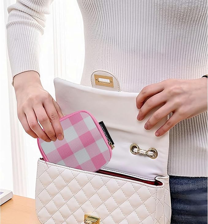 Travel Jewelry Case Small Jewelry Organizer Purse Jewelry Bag Women Christmas Gifts Jewelry Purse for Bracelet Rings Earring 