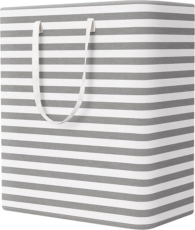 StorageRight Laundry Basket Hamper Large Collapsible Laundry Hamper with Easy Carry Handles，Freestanding Clothes Hampers for 