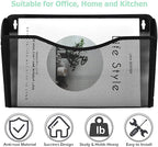 EASEPRES 3 Single Pocket Mesh Hanging File Organizer, Vertical Wall Mounted Magazine File Holder, Mount Basket Mail Paper Doc