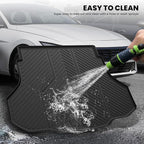 LASFIT Cargo Mat for Hyundai Elantra 2026 2025 2024 2023 2022 2021 & Elantra N 2022-2026, All Weather TPE Custom Fit Elantra & Elantra N Trunk Mat, Black