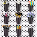 G.CORE Pegboard Bins PegBoard Cups with Hooks & Loops, Peg Board Hooks Assortment Organizer Accessory, Various Tools Storage 