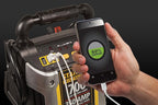 Stanley J7CS 700 Peak Amp Automotive Jump Starter, Portable Power - Triple 15W USB Ports, 120 PSI Air Compressor