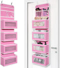 Giraffe Creation Over Door Organizer with 4 Large Capacity Pockets, Hanging Organizer Storage for Closet Bathroom Nursery Bed