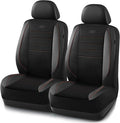 Skechers Air-Cooled Memory Foam Seat Covers,Mesh Thick Car Seat Covers,Piping Leather Car Seat Covers Front Seats,Airbag Comp