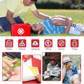 Travel-First Aid-Kit Car-Home 300PCS Survival-Kit Outdoor-Adventure - Small Portable Red Emergency Essential Sets Office Hiki