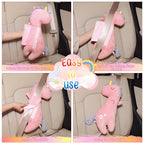 Lenwen 2 Pcs Seat Belt Pillow for Kids Cover for Boys Girls Seatbelt Cushion Pillow for Toddler Car Strap Covers for Travel S
