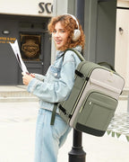 LOVEVOOK 50L Travel Backpack for Women & Men - 18 Inch Carry On Backpack & Personal Item Backpack for Airlines, Spacious and 
